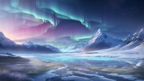  Auroras Over The Tundra Skapar En Mystisk Atmosfär Genom Ljudvävning Och Abstrakt Melodisk Design